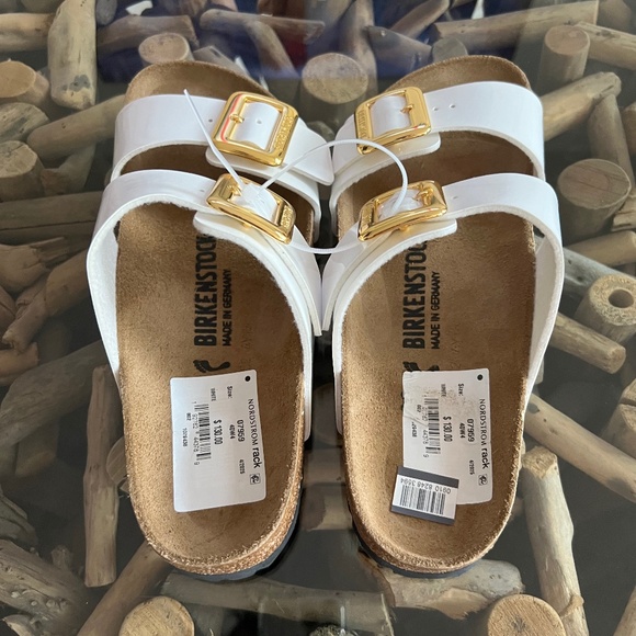 BIRKENSTOCK Sidney Luxe Buckle Slide Sandals - Picture 7 of 11